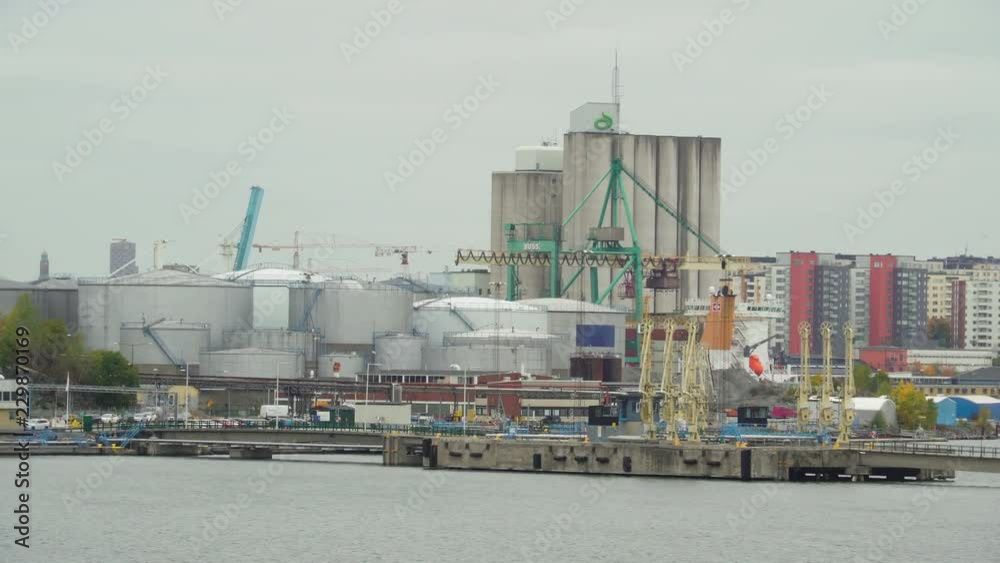 20532_An_industrial_plant_on_the_side_of_the_sea_in_Stockholm_Sweden.mov