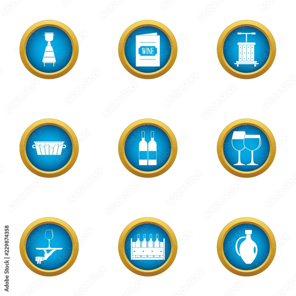 Serve icons set. Flat set of 9 serve vector icons for web isolated on white background Serve icons set. Flat set of 9 serve vector icons for web isolated on white background