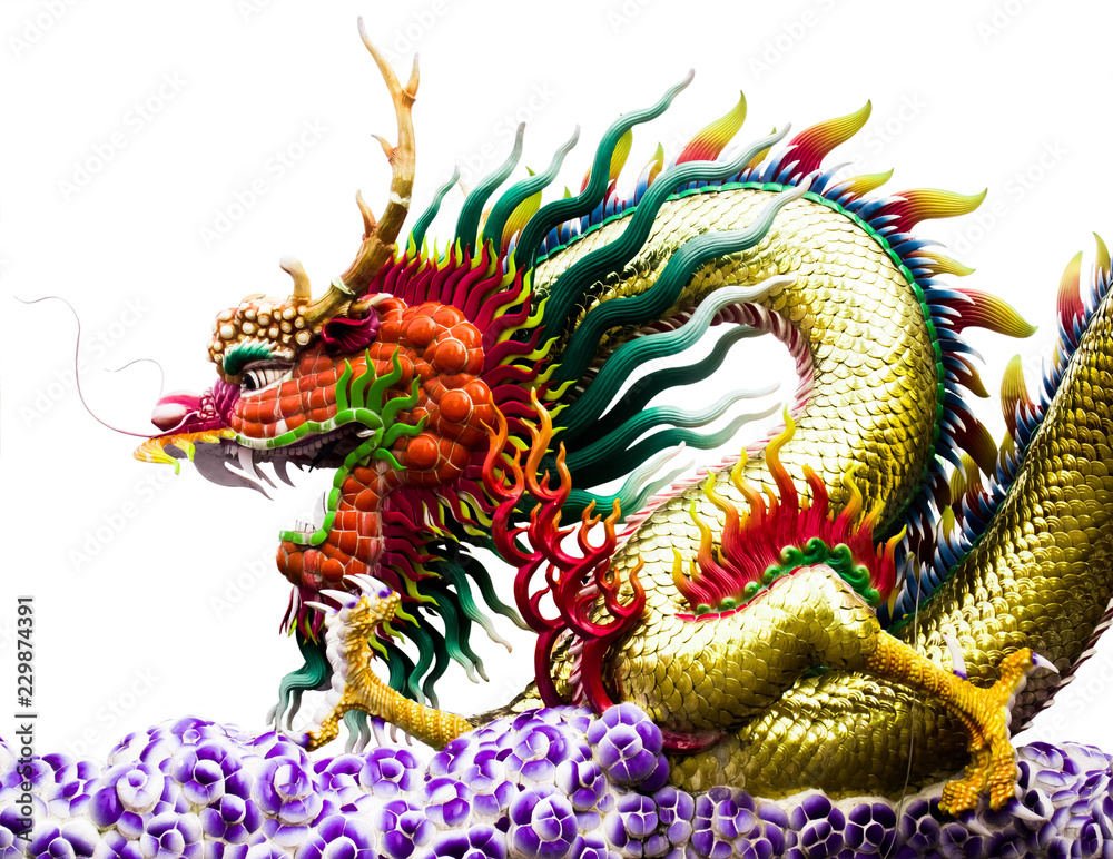 Chinese Dragons NO.02: Dragon animal god of heaven symbol of abundance.