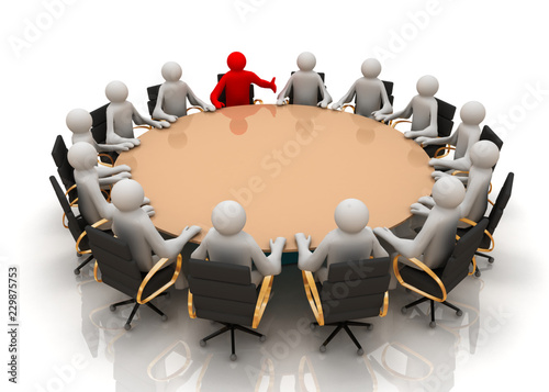 Obraz na plátně business meeting