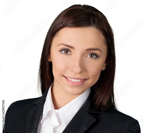 Portrait of a Smiling Young Businesswoman