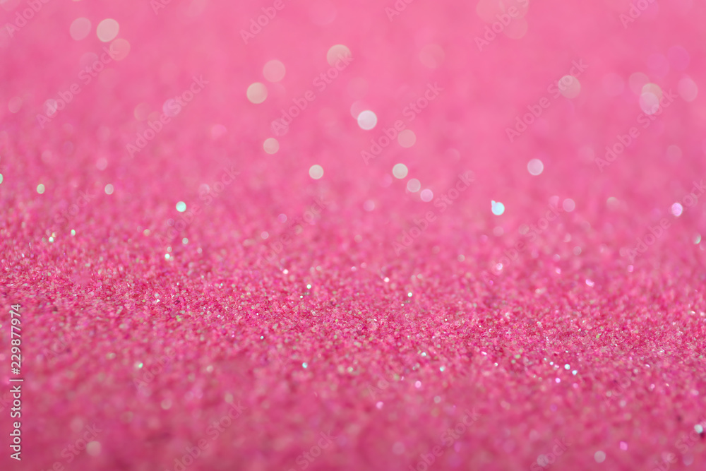 Shiny pink sequins, closeup Shiny pink sequins, closeup