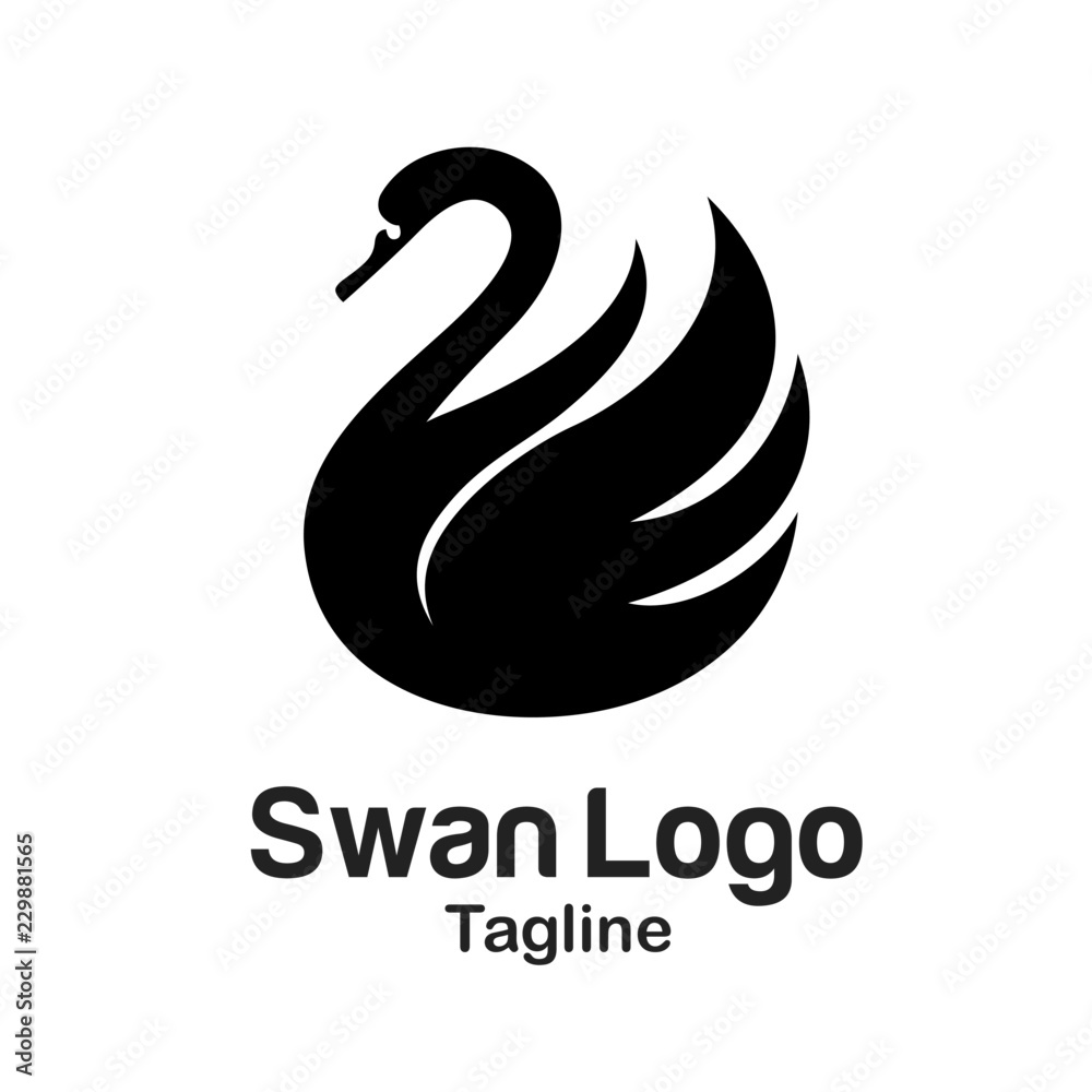Swan Logo Logo Template Swan Logo Logo Template