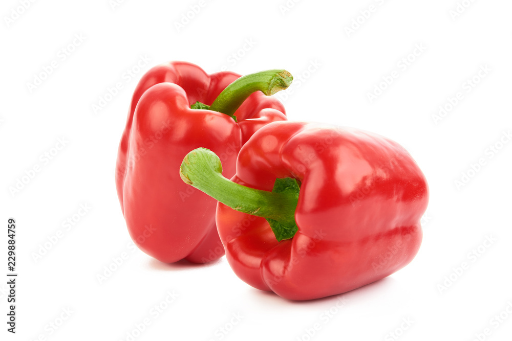 Papryka na białym tle Papryka na białym tle