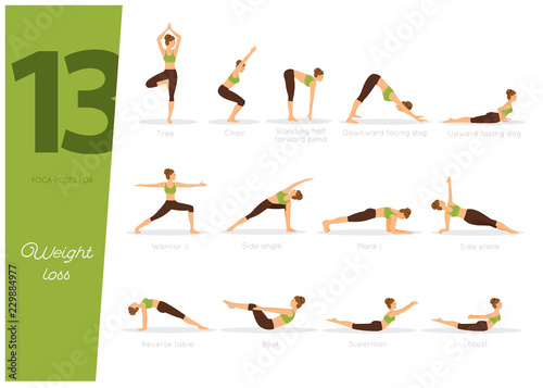 13 Yoga poses for weight loss