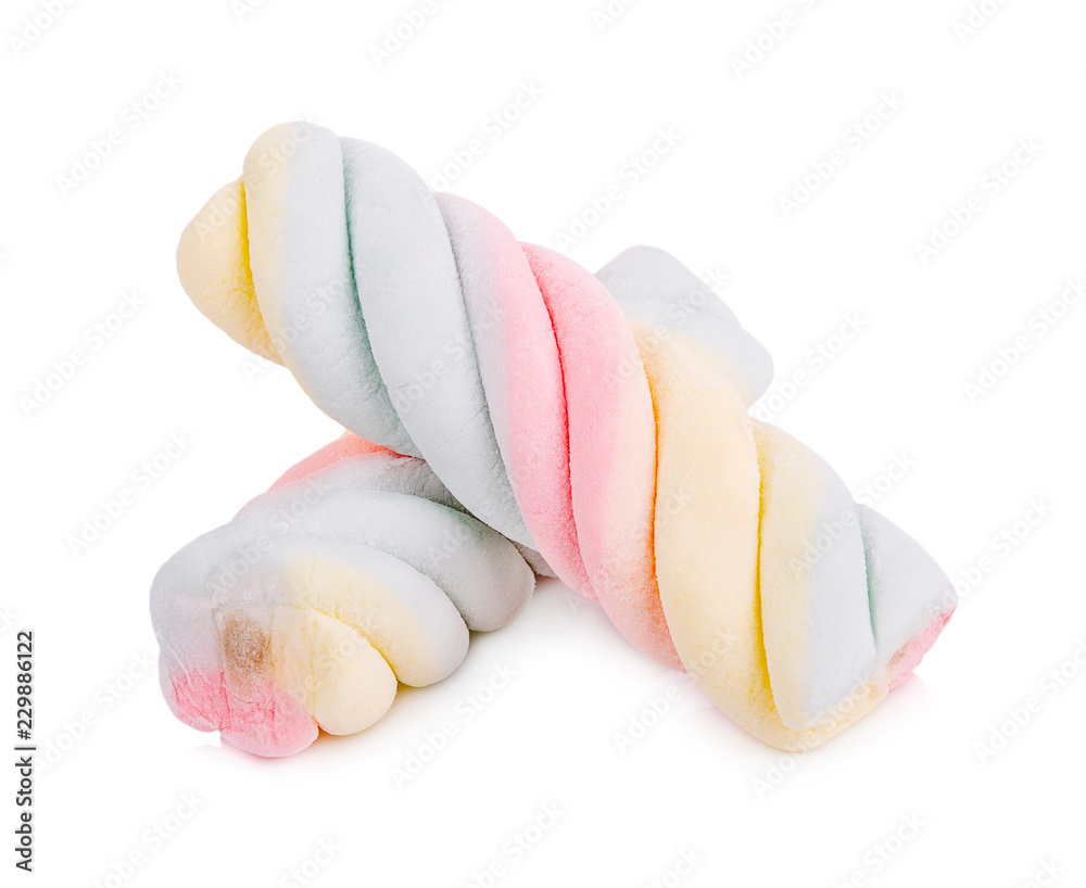 marshmallows candy isolated on white background marshmallows candy isolated on white background