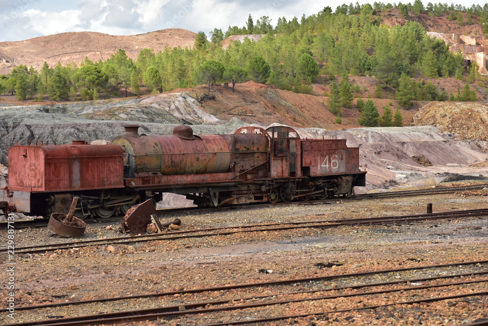 Naklejka premium Las Minas de Rio Tinto, Huelva