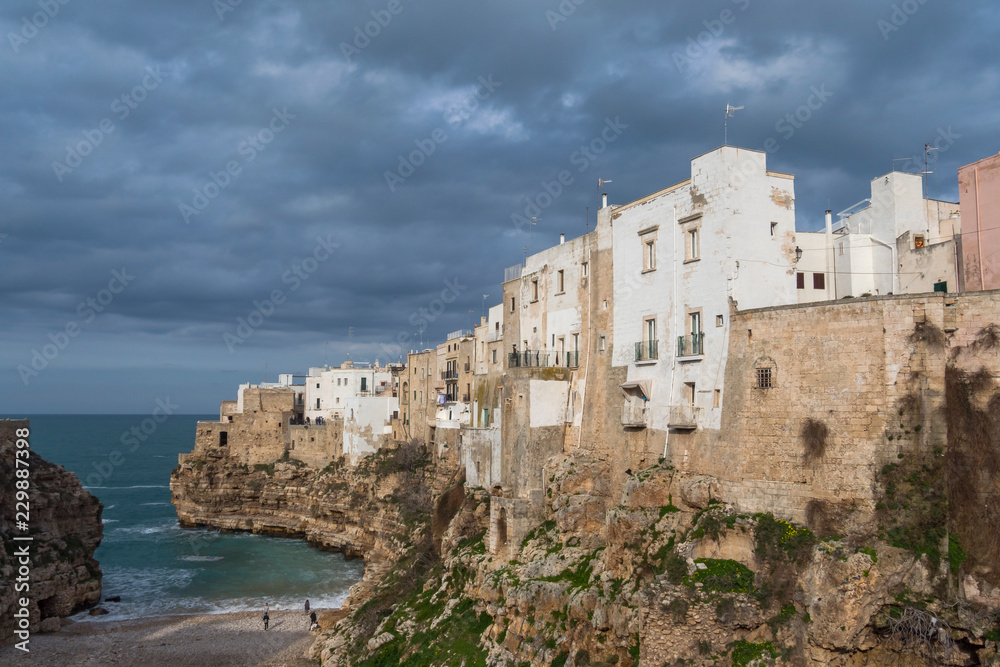 Polignano mare apulien italien stadt ansicht meer cityscape citta apulia italia Polignano mare apulien italien stadt ansicht meer cityscape citta apulia italia