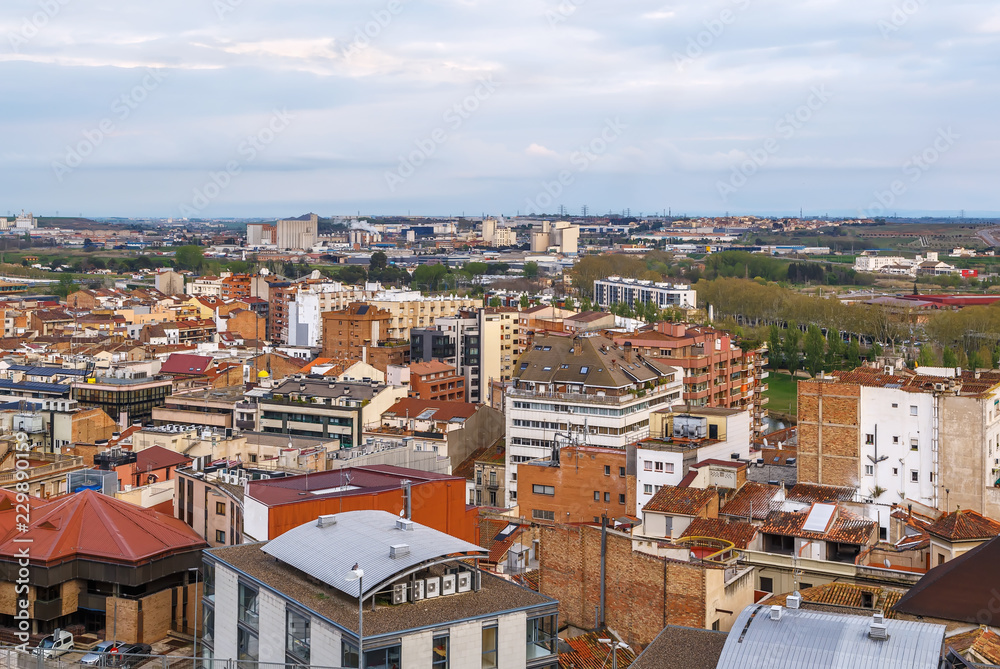 View of Lleida, Spain