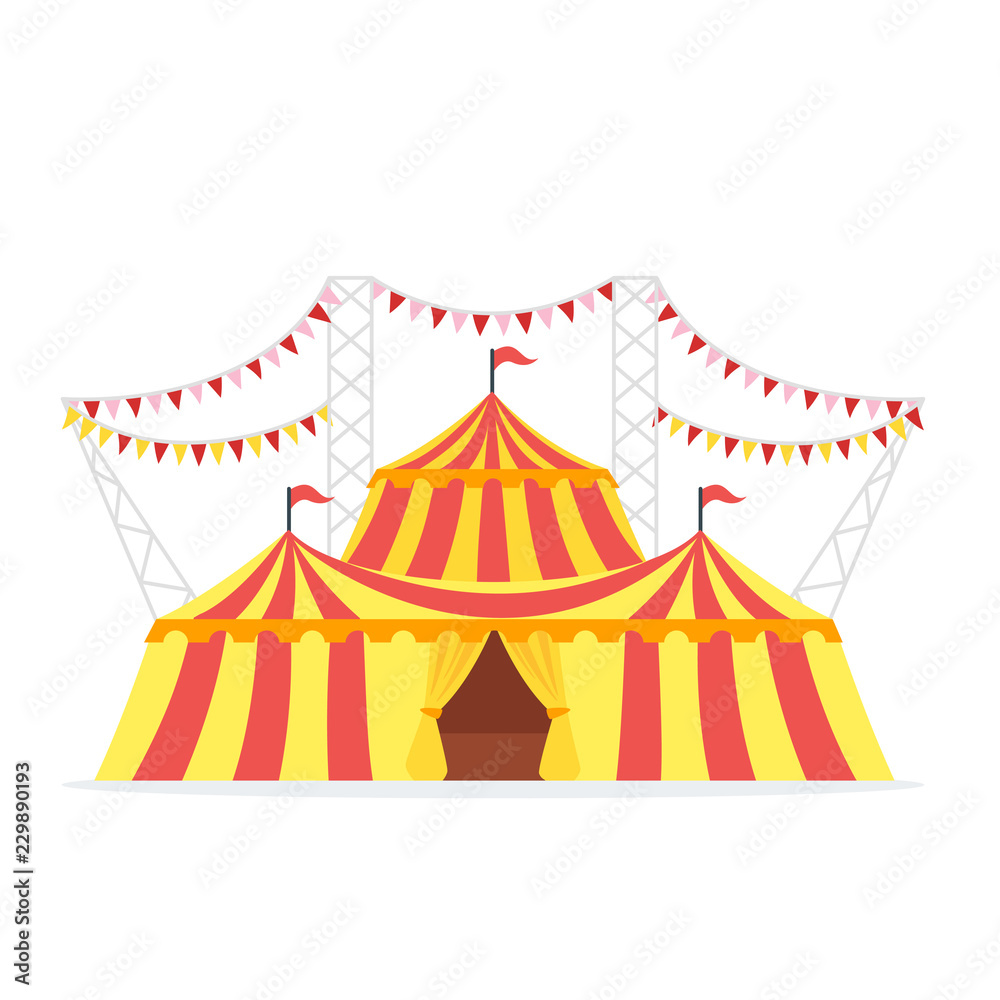 striped big circus ten