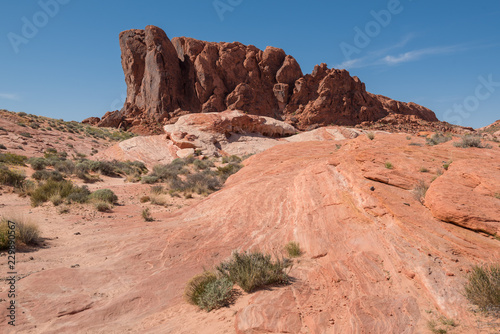 large rock in the desert
