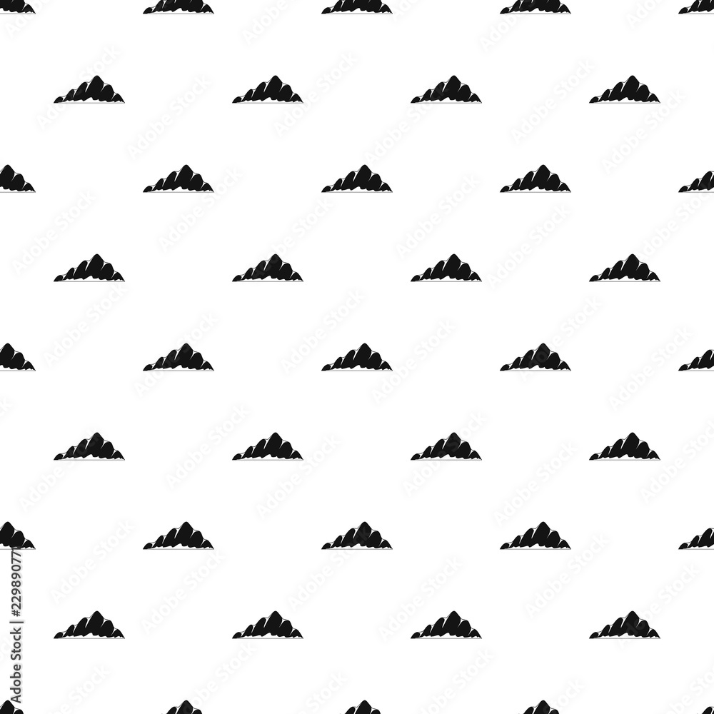 Mountain landscape pattern seamless vector repeat geometric for any web design Mountain landscape pattern seamless vector repeat geometric for any web design