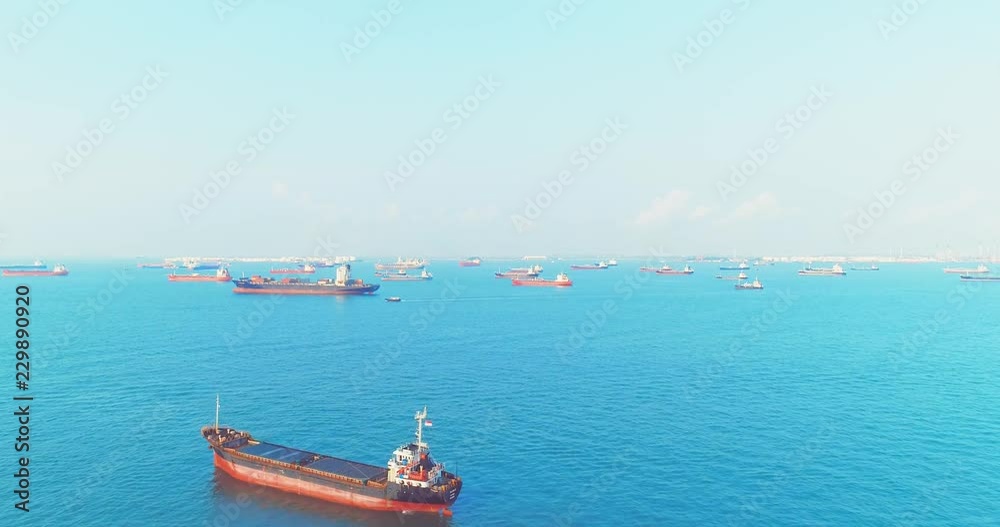 cargo ships in Singapore cargo ships in Singapore