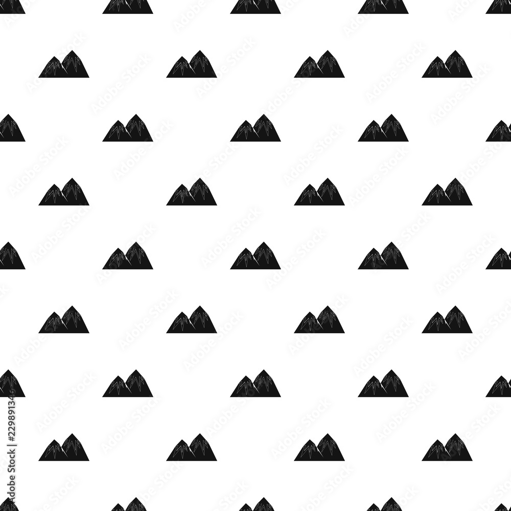 Snow peak pattern seamless vector repeat geometric for any web design Snow peak pattern seamless vector repeat geometric for any web design