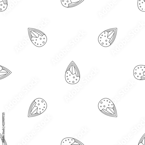 Crack almond pattern seamless vector repeat geometric for any web design
