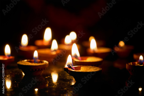 Diwali lights, India