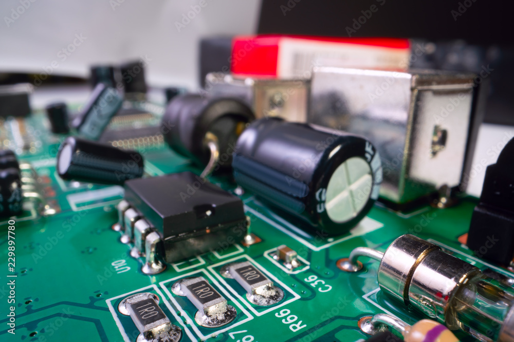 Electronic Board. Inside electronic device Electronic Board. Inside electronic device