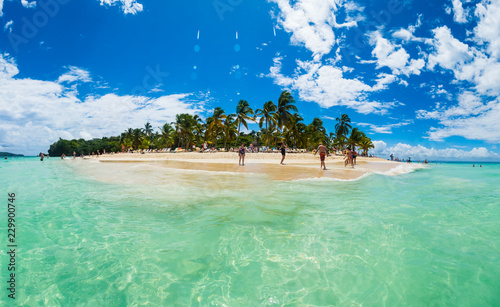 Strand Cayo Levantado, Provinz Samana, Dominikanische Republik, große Antillen, Karibik photo