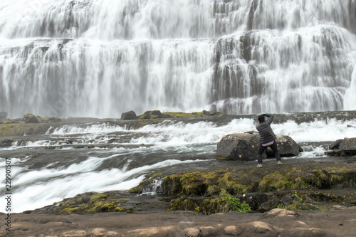 Dynjandi waterfall Iceland