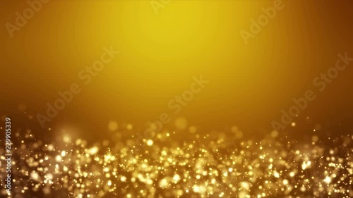 Video Animation - Partikel, Bokeh, Hintergrund, gold, golden photo