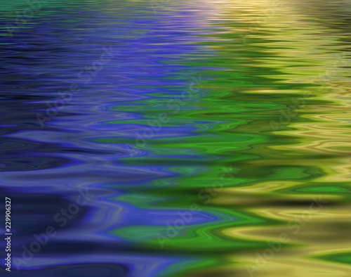 Soft and blurred colorful surface rippled of water background