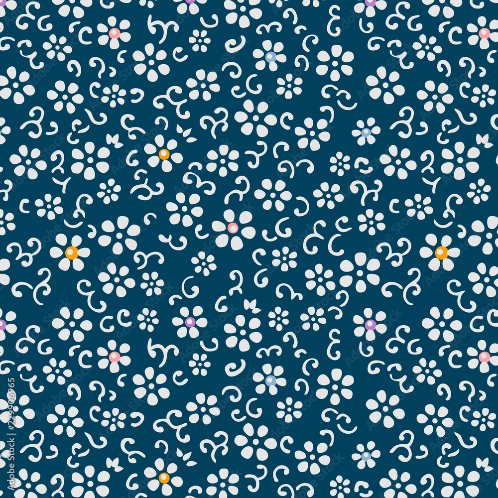 Japanese Cute Flower Pattern Japanese Cute Flower Pattern