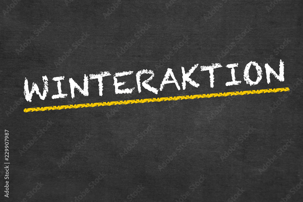 Obraz premium Winteraktion