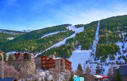 El Tarter ski village in Andorra Grandvalira photo