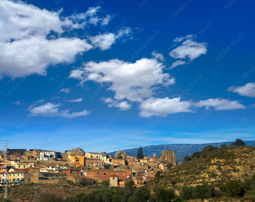 Estada village in Huesca Aragon of Spain