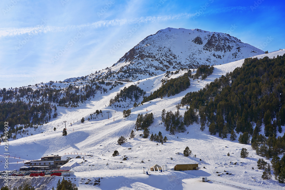 Grau Roig ski resort in Andorra Grandvalira