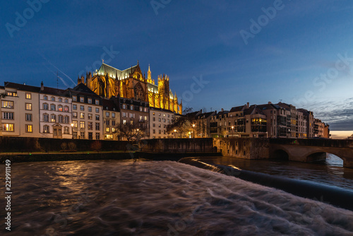 Canvas Print Cathédrale Metz Grand Est Guig's Timelapse