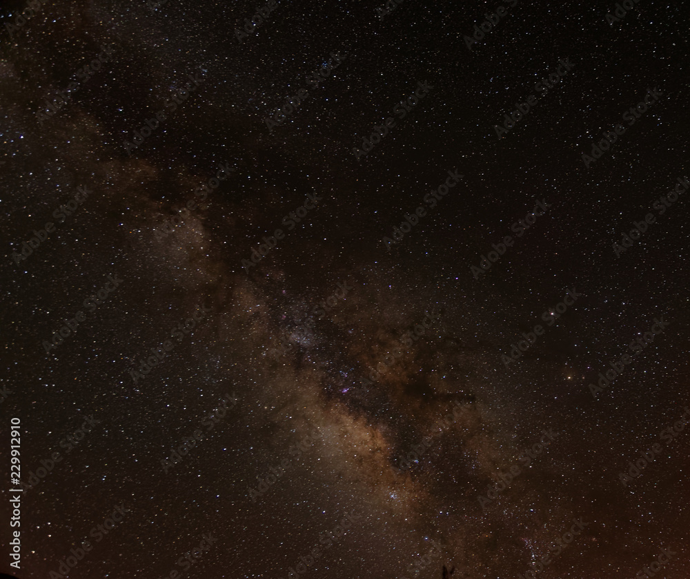 Milky way as observed from the Himalayas