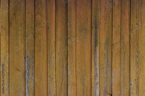 Old wood texture with natural pattern background. Brown wooden panel for design and decoration