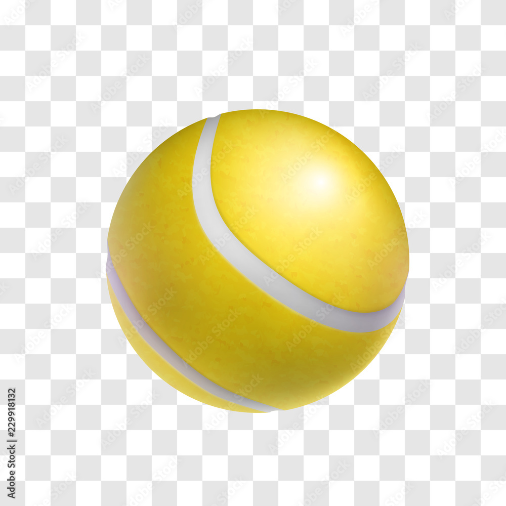 Isolated Yellow Tennis Ball On White Stock Photo - Download Image Now - Tennis  Ball, Sports Ball, Tennis - iStock