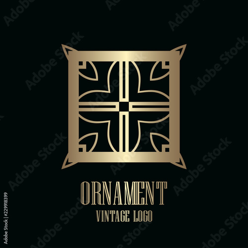 Art Deco vintage logo