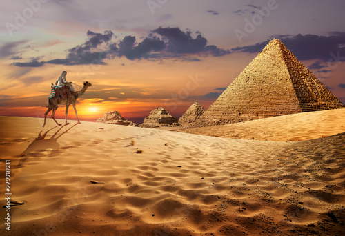 Egyptian evening landscape