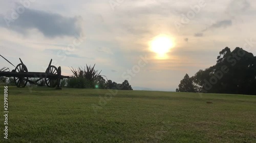 Timelapse do sol e nuvens