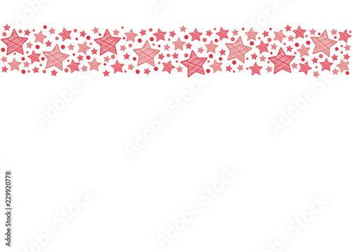 Background with Christmas stars. Vector.