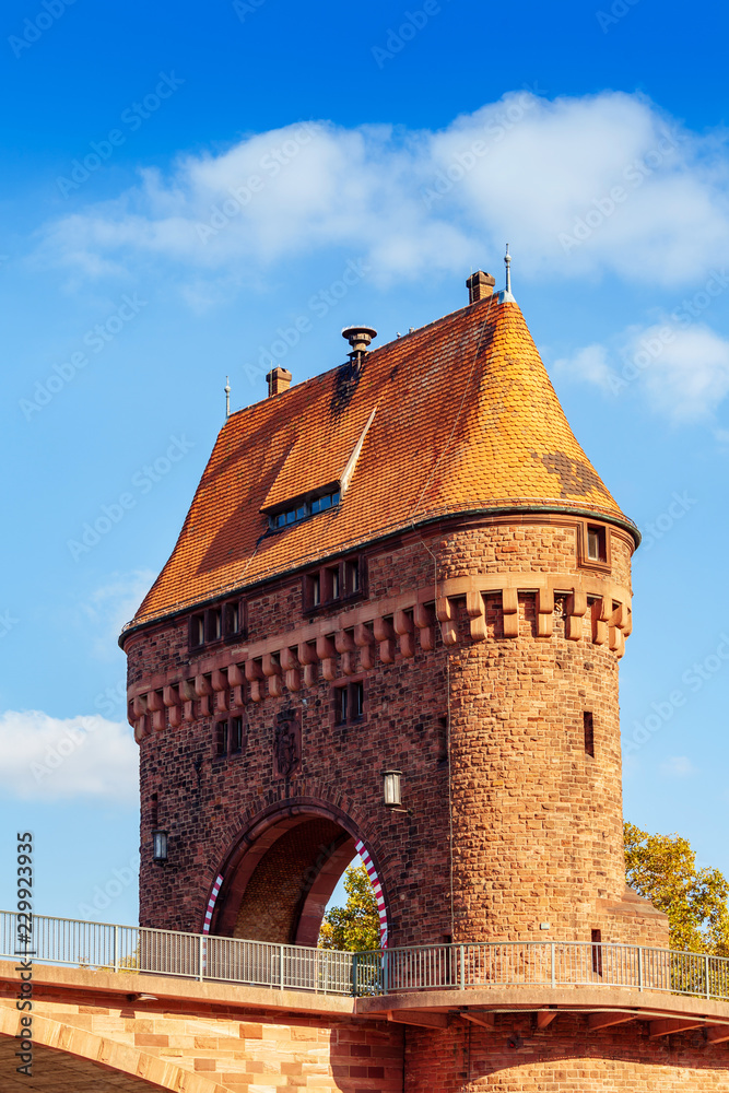Fototapeta premium Medieval bridge gate