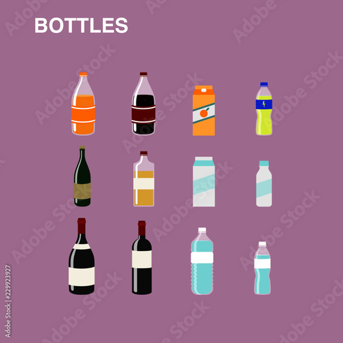 Bottles Illustrations Collection