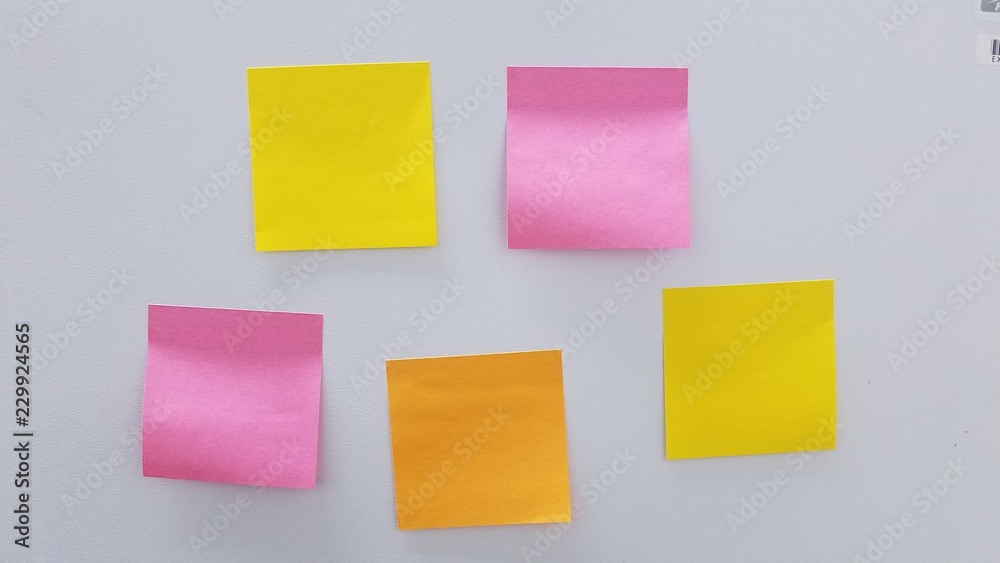 self sticky note on wall reminder self sticky note on wall reminder
