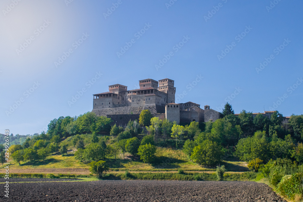 PARMA, ITALY - Beautiful Torrechiara castle