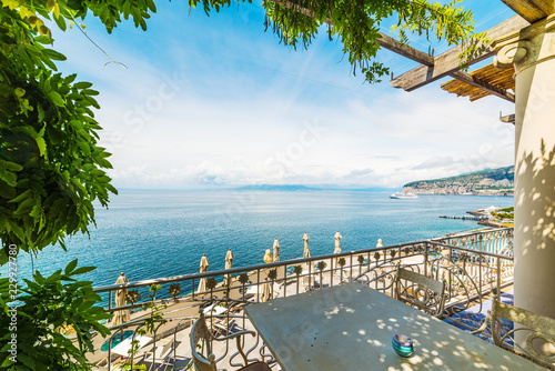 Beautiful terrace in world famous Sorrento shore