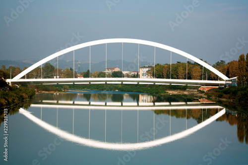 Ponte Meier Alessandria visto da ponte Tiziano