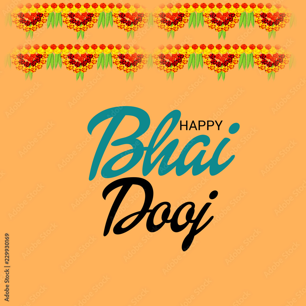  indian festival of Happy Bhai Dooj Celebration.