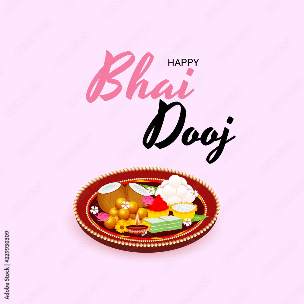 indian festival of Happy Bhai Dooj Celebration. indian festival of Happy Bhai Dooj Celebration.