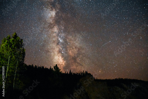 Milky Way in Yellowstone