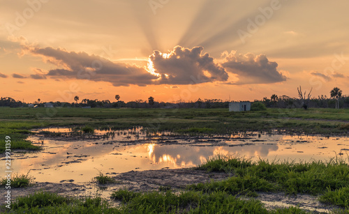 Tableau sur toile Flamingo Visitor Center, Everglades National Park, Florida, USA - July 14, 2018: