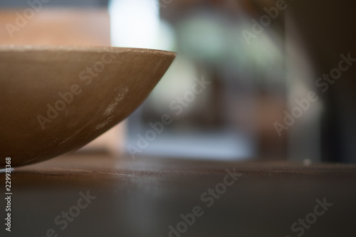 Empty Bowl on Desk