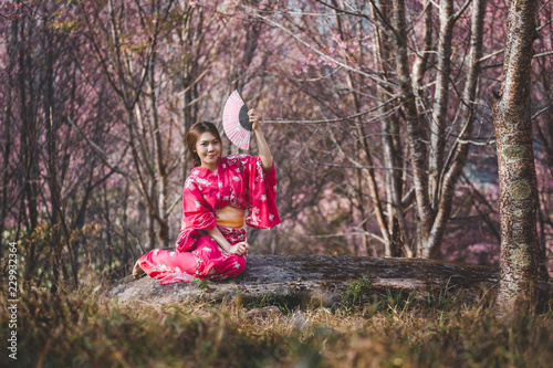 Woman with kimono © Peera